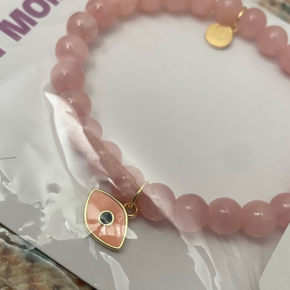 NWT Revolve Petit Moments Compassion Eye Charm Bracelet - Picture 2 of 4